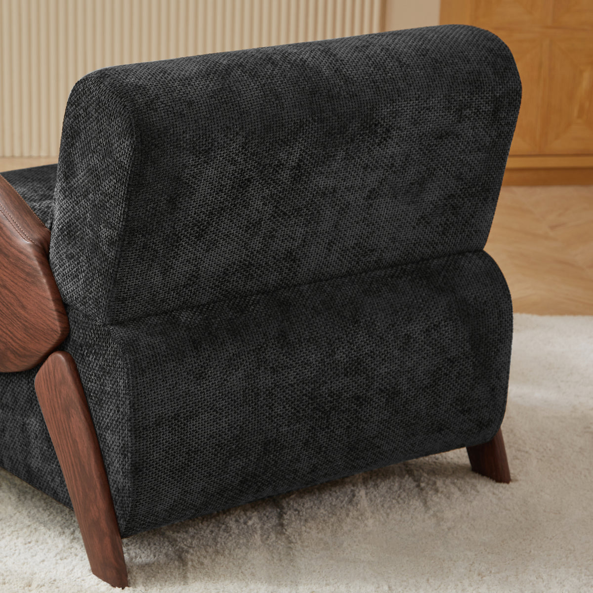 Modern Accent Armchair with Plush Cushioning, Comfortable Armrests, and Stylish Design for Living Room, Bedroom, or Office W2339P230520-djyc