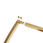 Dining Chair Set of 2, grey velvet Backrest and golden Metal legs.For Modern Kitchen Dining Room Chair for Kitchen Living Modern decorative Leisure chairs Office chairs W1727P195279-djyc