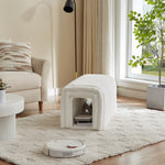 Ottoman Storage Bench Pet SuppliesCorduroy Bench Cat's nest to hideFor the Living Room, Entryway and Bedroom W1825P235543-djyc