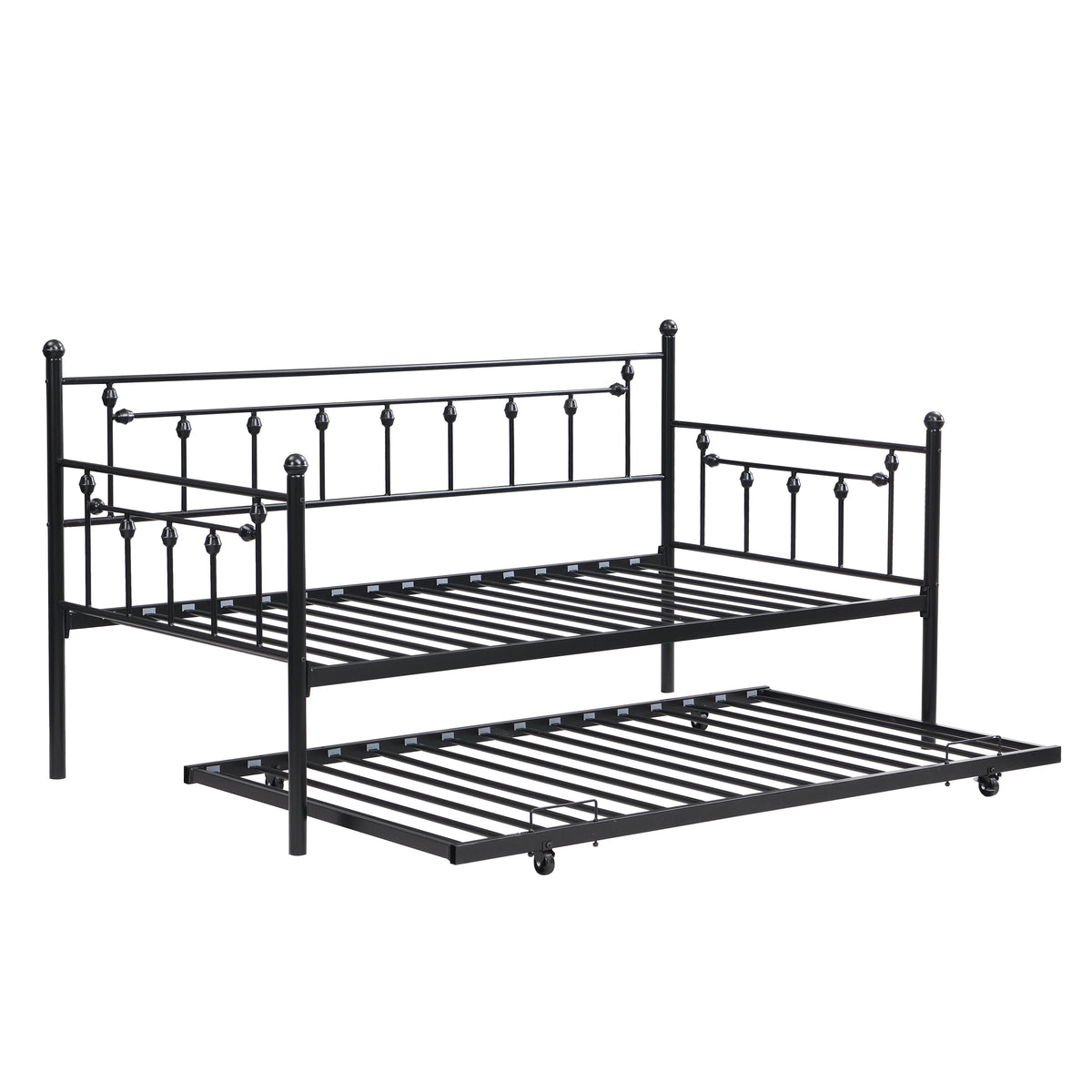 Daybed with trundleBLACK W311128174-djyc