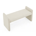 Bedroom storage stool, linen fabric storage stool, large storage space,44.48 inches, can be used for bed end, living room, entrance, BEIGE W487P186353-djyc