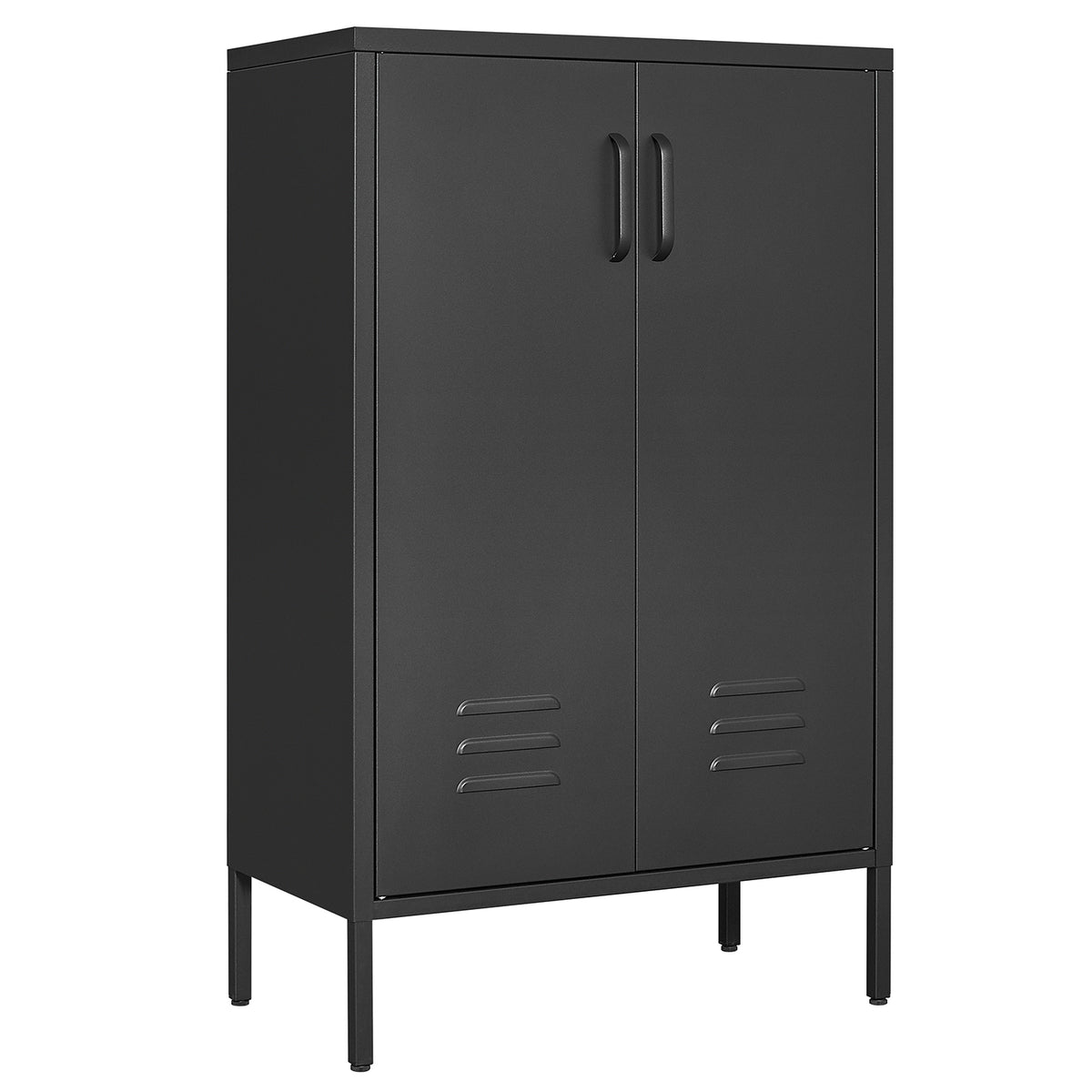 Suitable for steel storage cabinets in living rooms, kitchens, and bedrooms, 2 door miscellaneous storage cabinet, garage tool storage cabinet, and office file cabinet 2 movable partitions W1247P173320-djyc