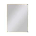 Wall Mirror 30x40 Inch Gold Rectangular Mirror Metal Framed Mirror Vanity Mirror Dressing Mirror, for Bathroom, Living Room, Bedroom Wall Decor W1435107734-djyc