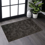 Step Collection High-Low Brown Indoor Area Rug, 2'x3', Modern, Contemporary, Geometric, Bohemian, Bedroom, Kitchen, Living Room, Doormat, Non Shedding Carpet-B189P448791