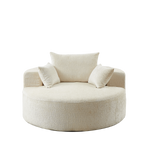 55'L Chenille Sponge single sofa,No Assembly Required,Fluffy Modern Sleeper Chair for Living room, Bedroom, Lounge and Projection Room(Not a swivel chair.) W834P221027-djyc