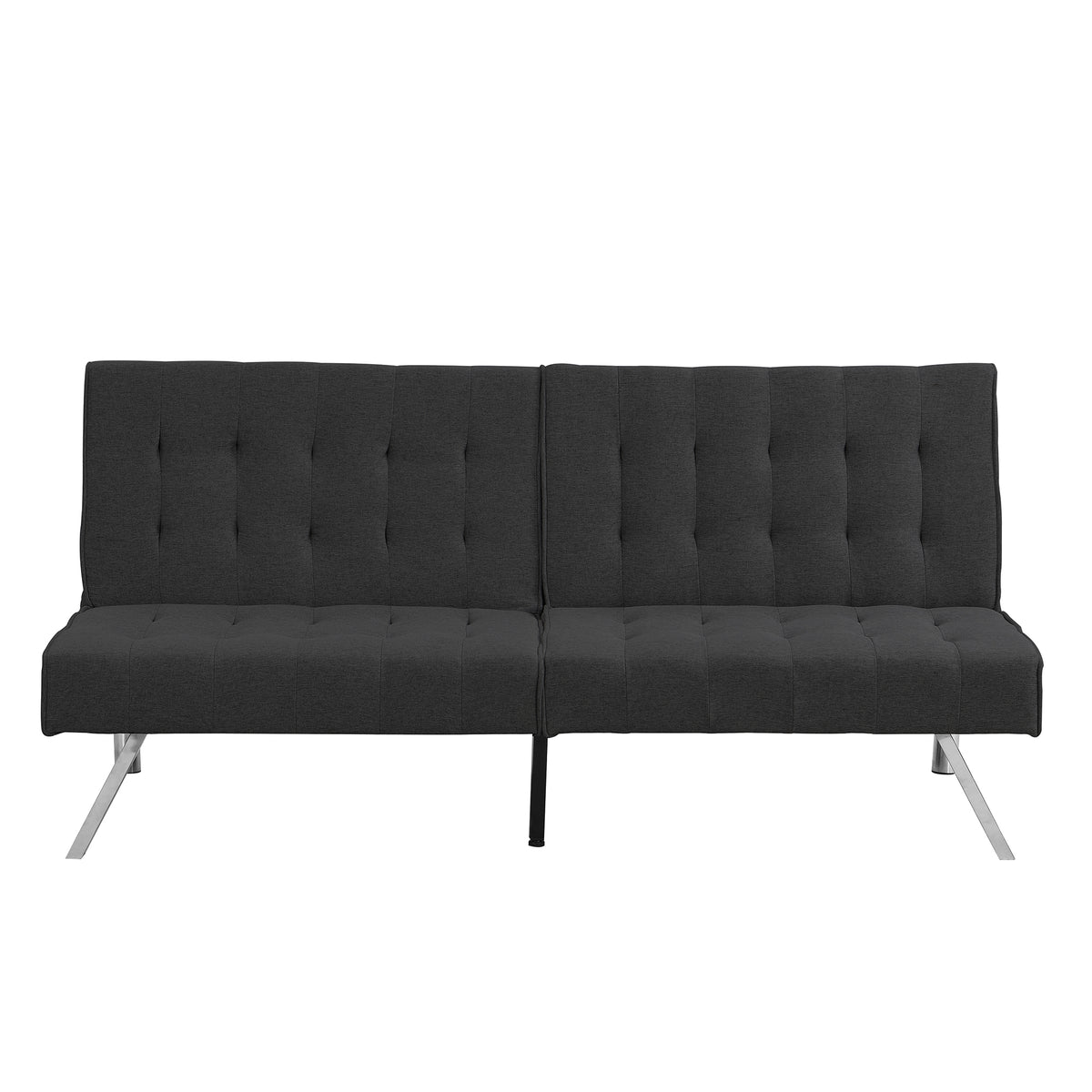 WOOD FRAME, STAINLESS LEG, FUTON, SOFA BED BLACK W21482229-djyc