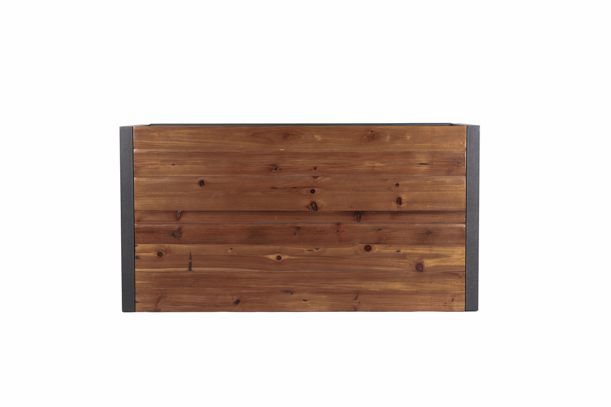 Console Coffee Table with a Natural Reclaimed Wood Finish, for Living room W142562434-djyc