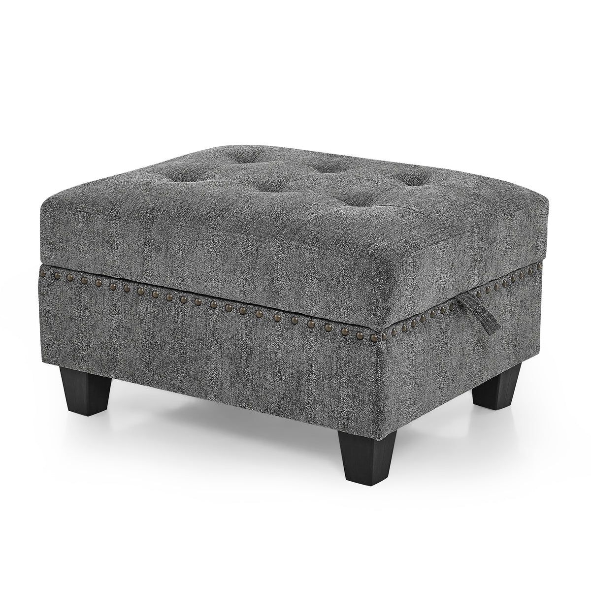 Ottoman for Modular Sectional,Grey(25.5"x31.5"x19") W48764324-djyc