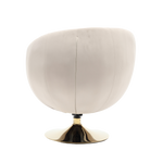 360 Degree Swivel Cuddle Barrel AccentChairs, Round Armchairs with Wide Upholstered, FluffyFabric Chair for Living Room, Bedroom, Office, Waiting Rooms W1539P147080-djyc