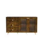 Modern Minimalist Side Cabinets: Stylish Storage Lockers for Dining Room or Living Room Spaces W1278S00031-djyc