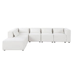 modular sofa BEIGE chenille fabric,simple and grand, the seat and back is very soft. this is also a KNOCK DOWN sofa W1099S00129-djyc