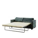 Convertible Sleeper Sofa with Memory Foam Mattress, 3-Seater Full Size Bed Couch for Living Rooms, Designed with Chenille Fabric W834S00281-djyc