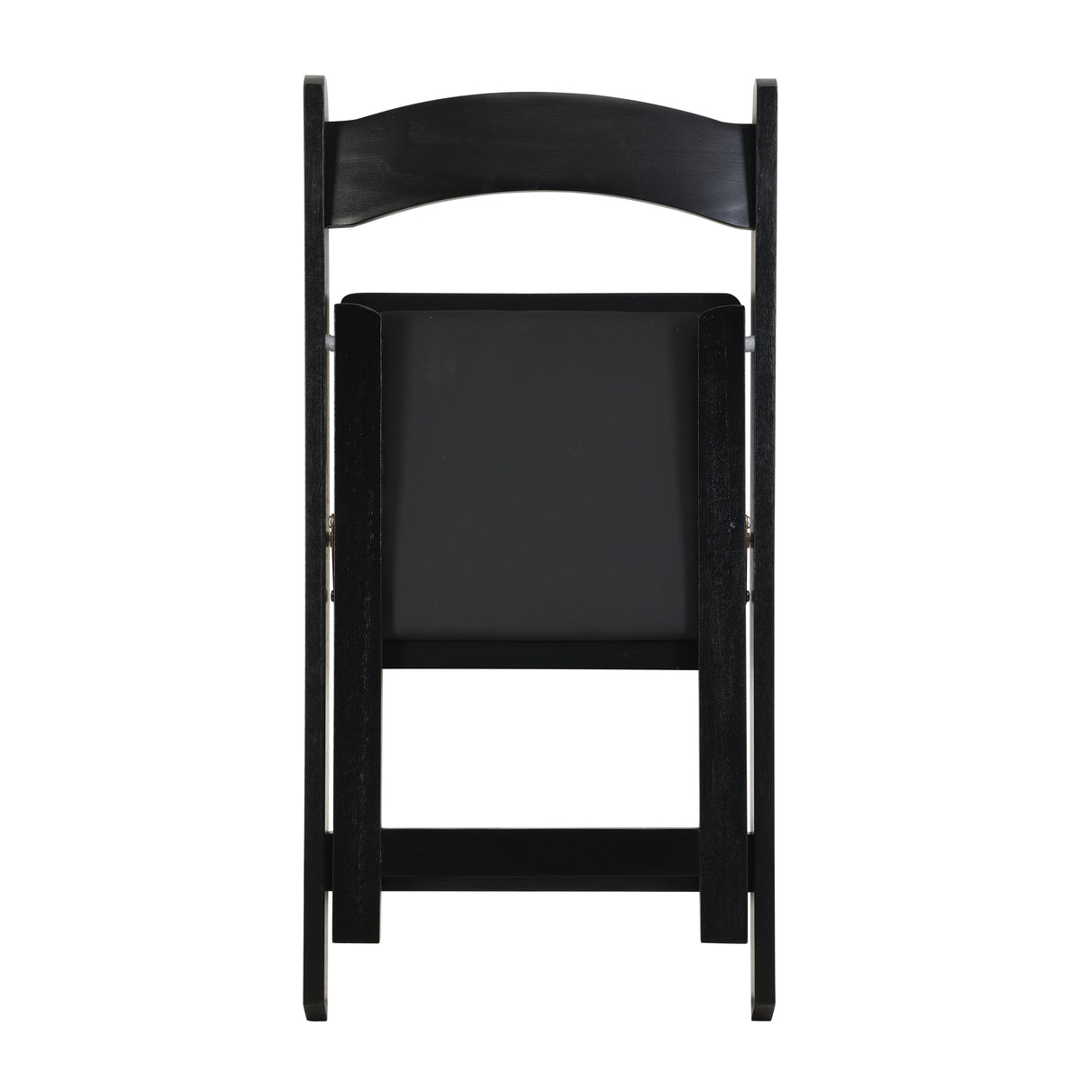 Upholstered foldingchair, space saving,,easy to carry, 4PCS,Black cushion/Black shelf,Dining room W495P193665-djyc