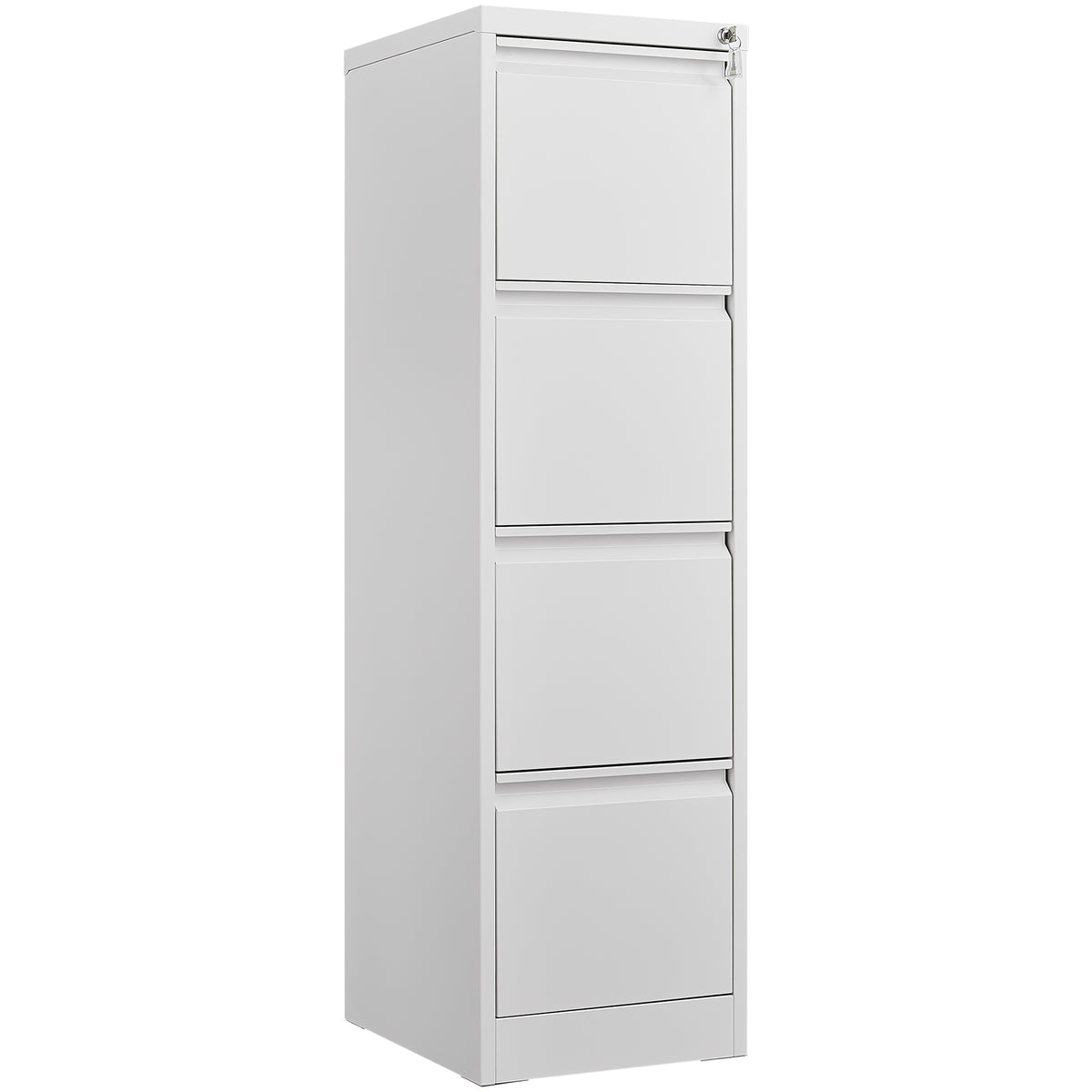 4 Drawer File Cabinet with Lock Metal Vertical File Storage Cabinet Office Home Steel Vertical File Cabinet for A4 Legal/Letter Size Narrow File Cabinet Locked,Assembly Required W1247P173379-djyc