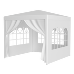 10'x10' Party Tent Outdoor Heavy Duty Gazebo Wedding Canopy + 4 Removable Walls W465P149220-djyc