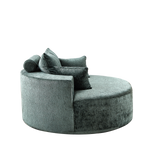 55''L Chenille Sponge single sofa,No Assembly Required,Fluffy Modern Sleeper Chair for Living room, Bedroom, Lounge and Projection Room(Not a swivel chair.) W834P221025-djyc