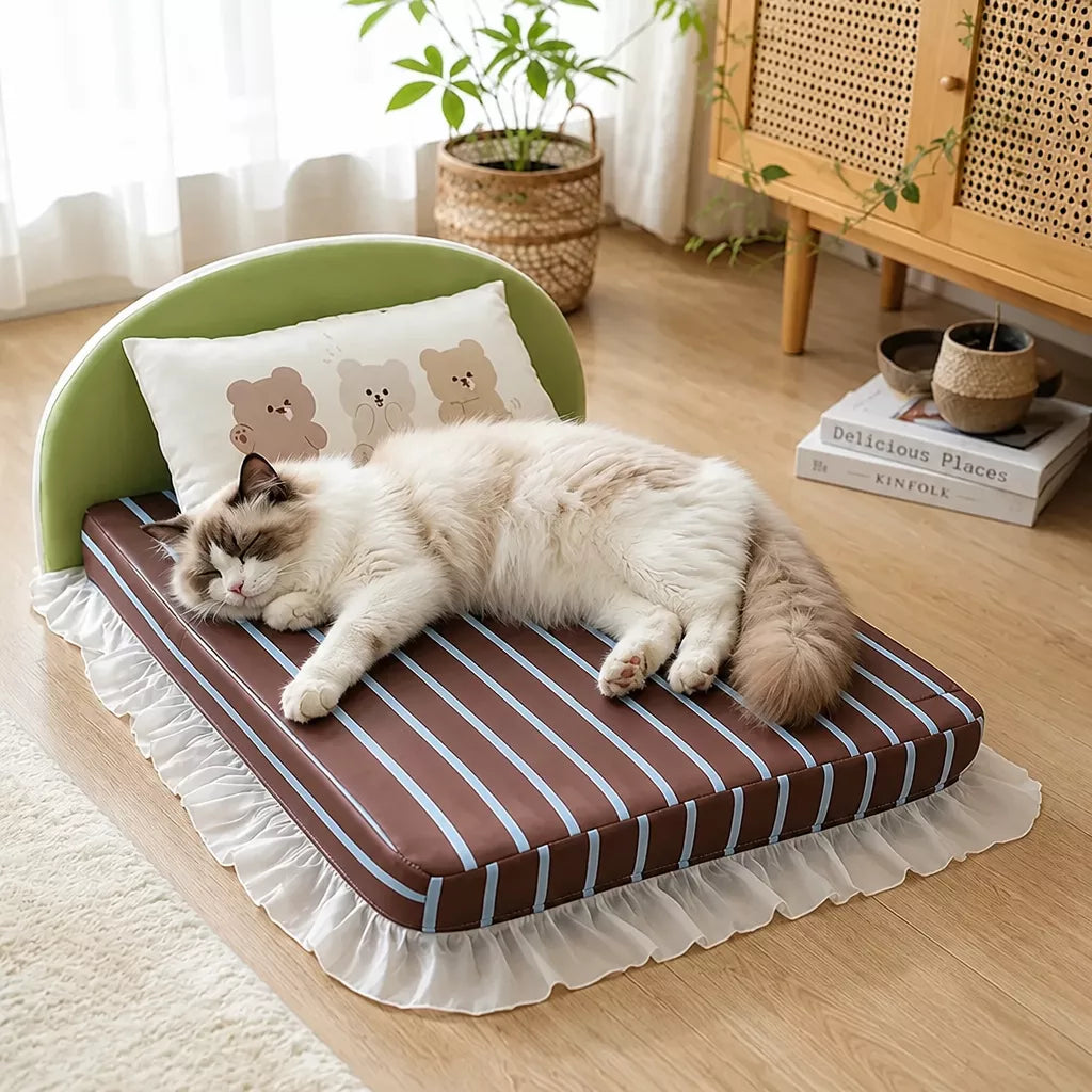 All-Season Pet Bed Mattress with Pillow