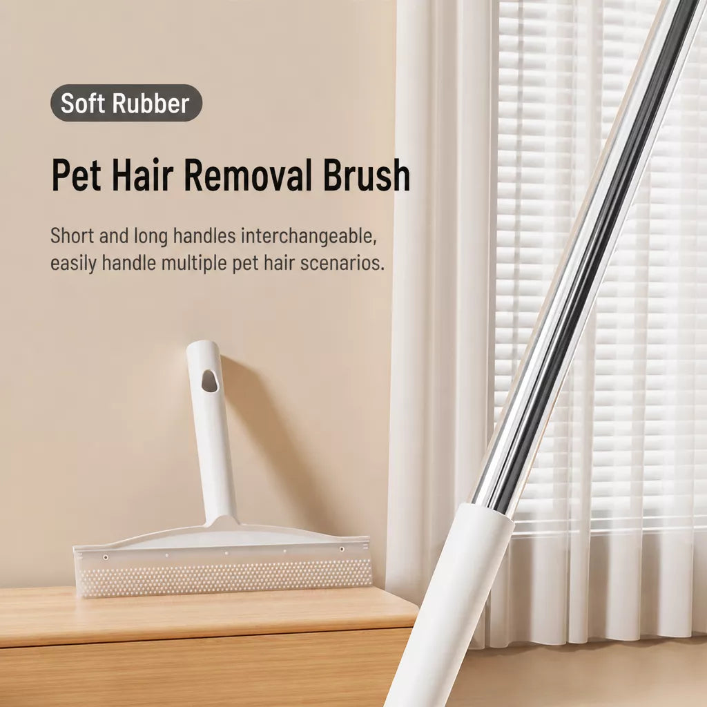 Pet Hair Removal Brush with Short or Long Handle