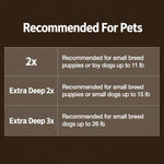 Small Dog Crate with Separate Rest and Potty Areas