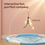 Round Elevated Cat Hammock Bed