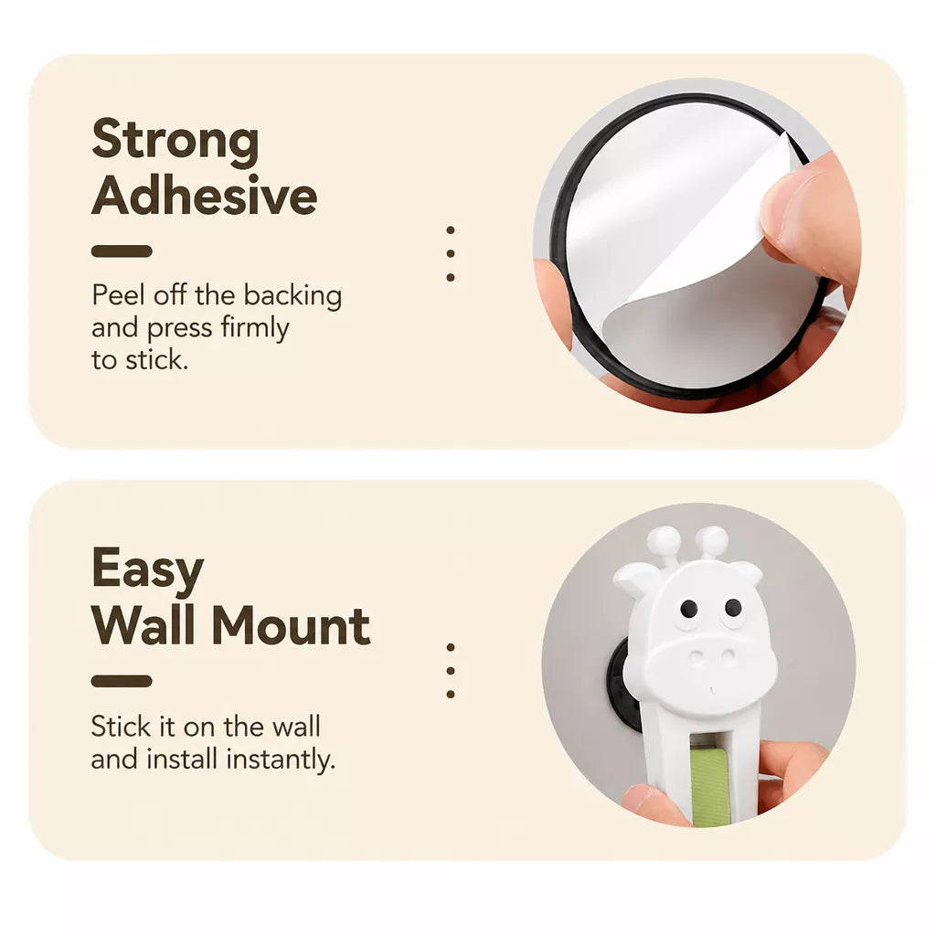 Automatic Wall-Mounted Cat Teaser Toy with Interactive Rope