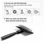 Pet Slicker Brush for Cats and Dogs – Long-Hair Grooming Tool