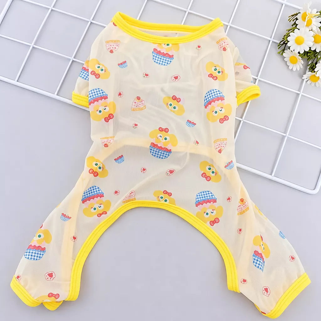 Mesh Four-Legged Pet Clothing