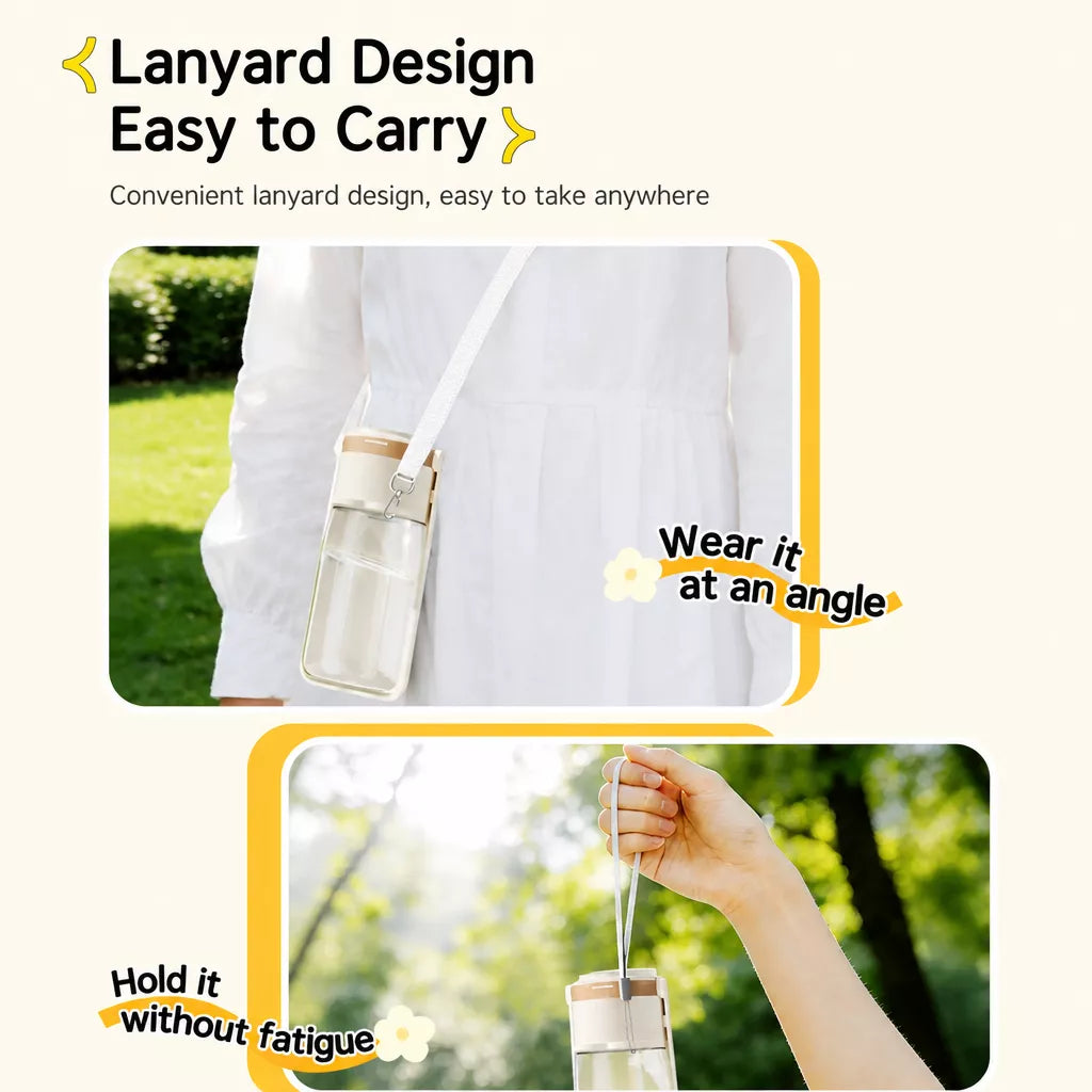 Portable Dog Water Bottle with Integrated Drinking Cup