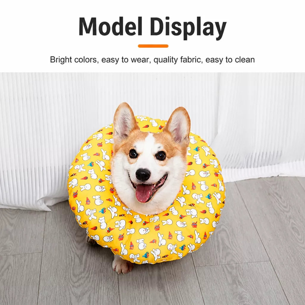 Soft Recovery Cone Collar for Dogs