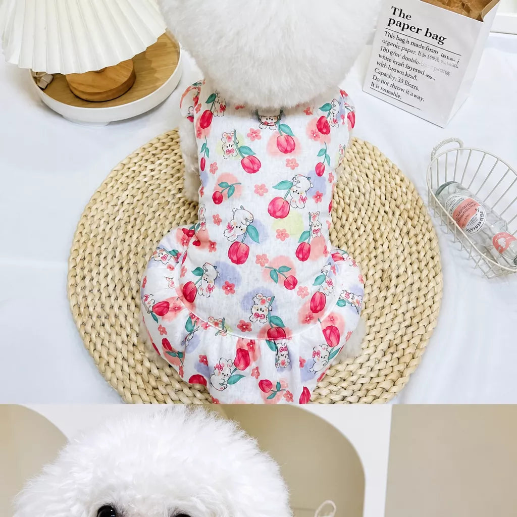 Mesh Pet Dress for Dogs and Cats