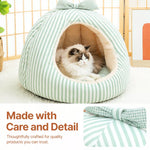 Enclosed Pet Bed Tent for Small Dogs and Cats