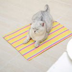 Striped Gel Pet Mat for Dogs and Cats