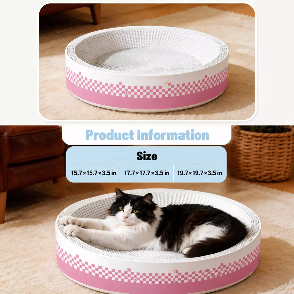 Corrugated Cardboard Cat Scratcher Lounge