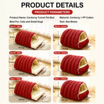 Semi-Enclosed EPE Foam Pet Bed for Cats and Small Dogs