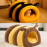 Enclosed Pet Bed Tent for Cats and Small Dogs