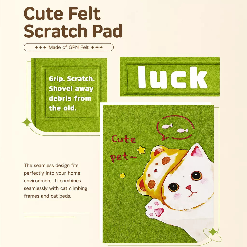 4-Tier Cat Tree with Enclosed House and Scratching Board