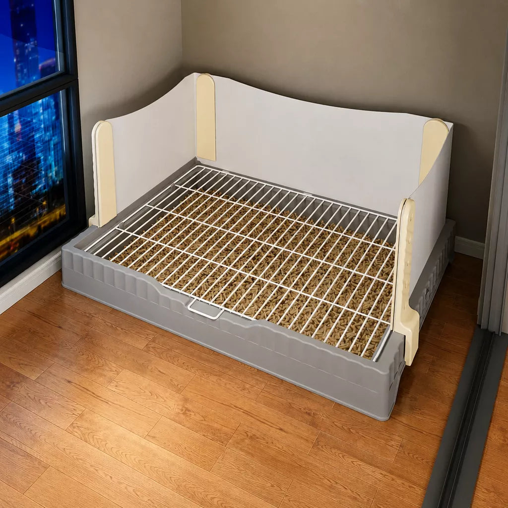 Plastic Dog Potty Tray for Home Potty Routines
