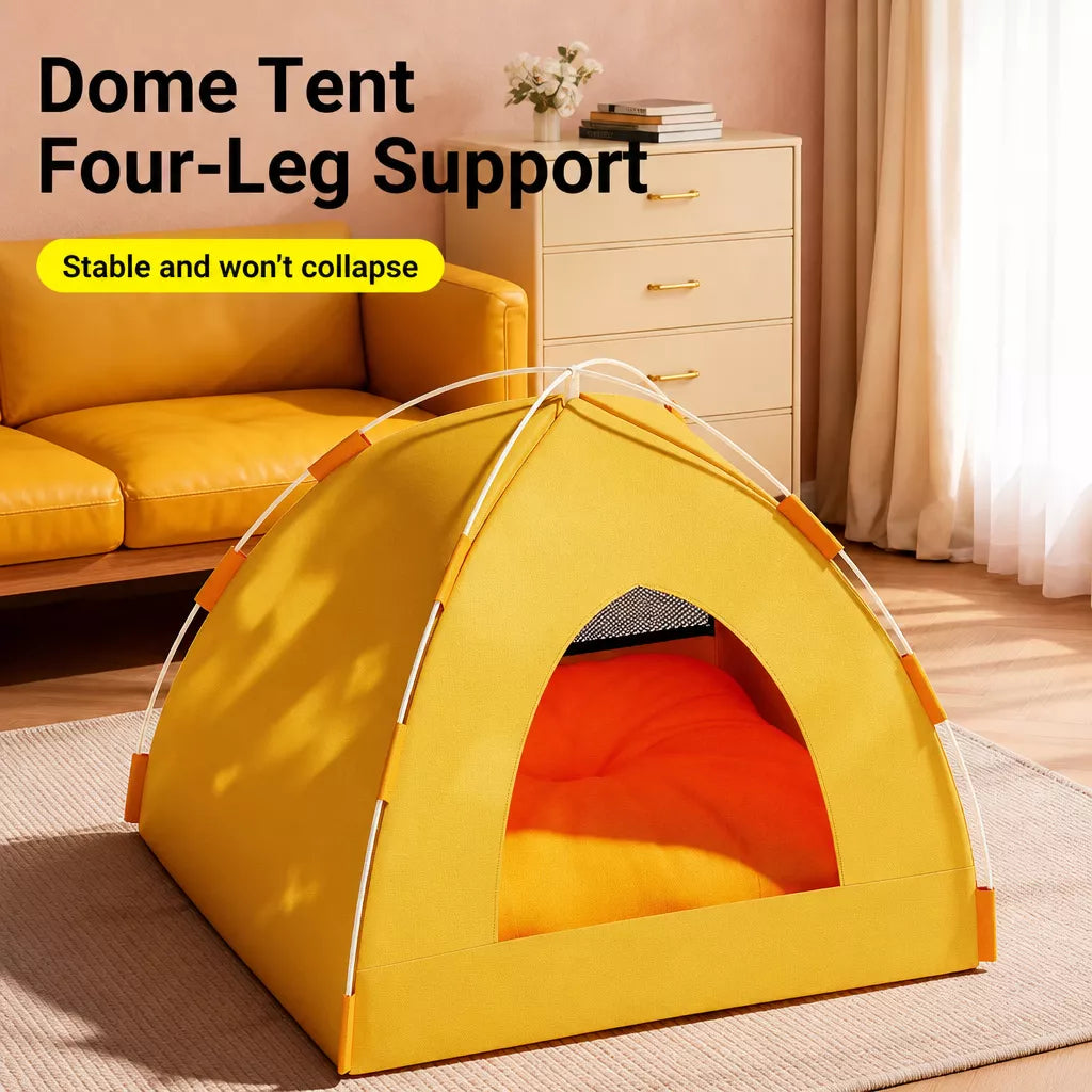Removable Tent Pet Bed for Cats and Small Dogs