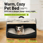 Covered Dog Bed Tent with Removable Washable Cushion