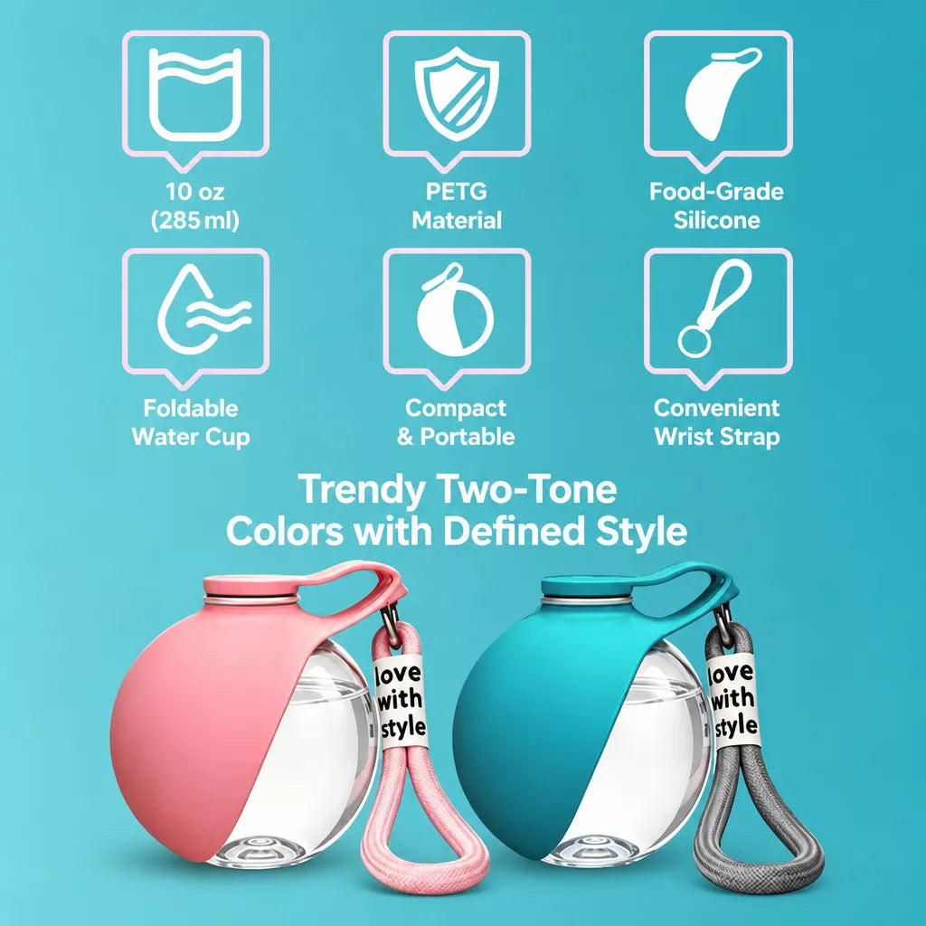 Portable Collapsible Dog Water Bottle