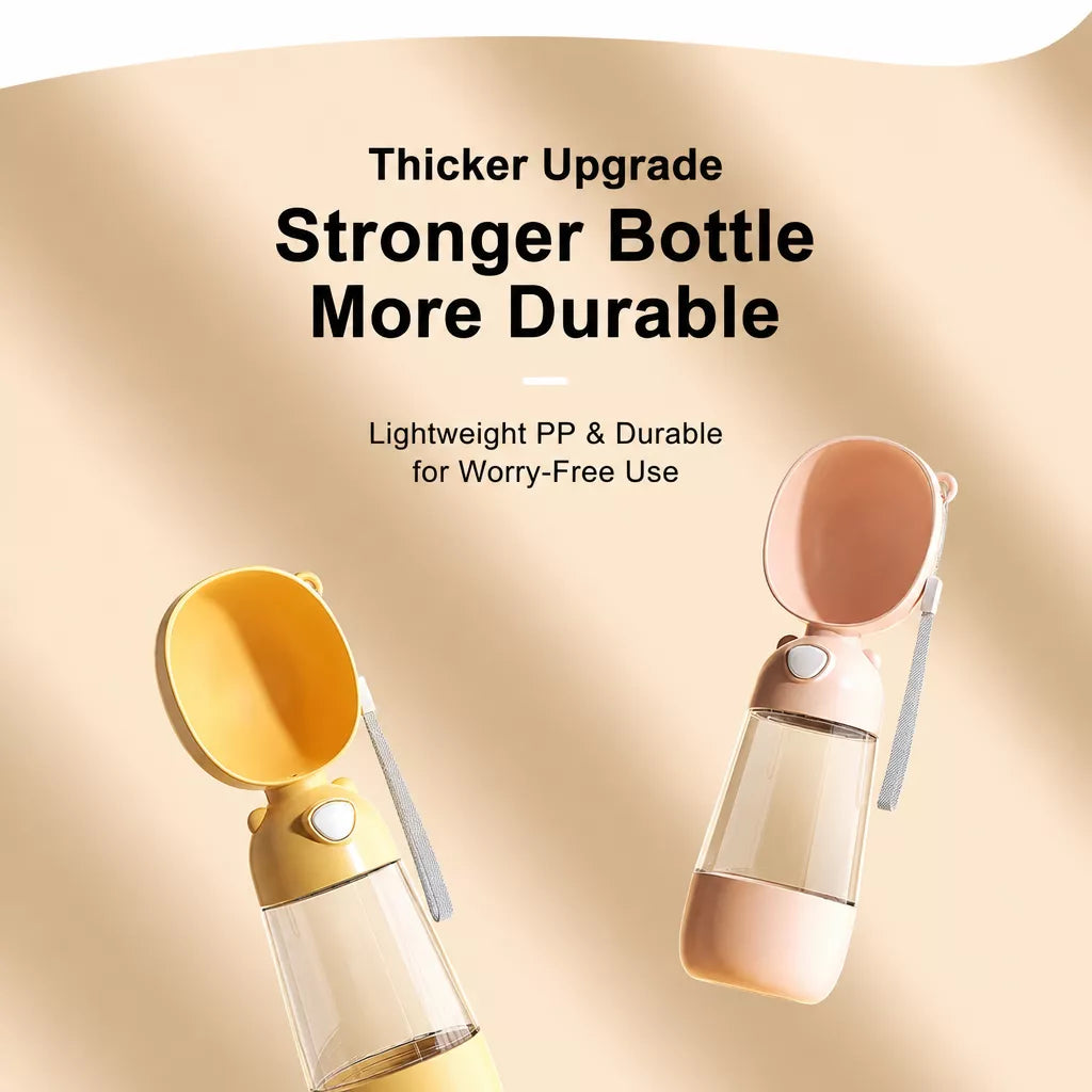 Portable Dog Water Bottle for Walks, Travel & Outdoor Adventures
