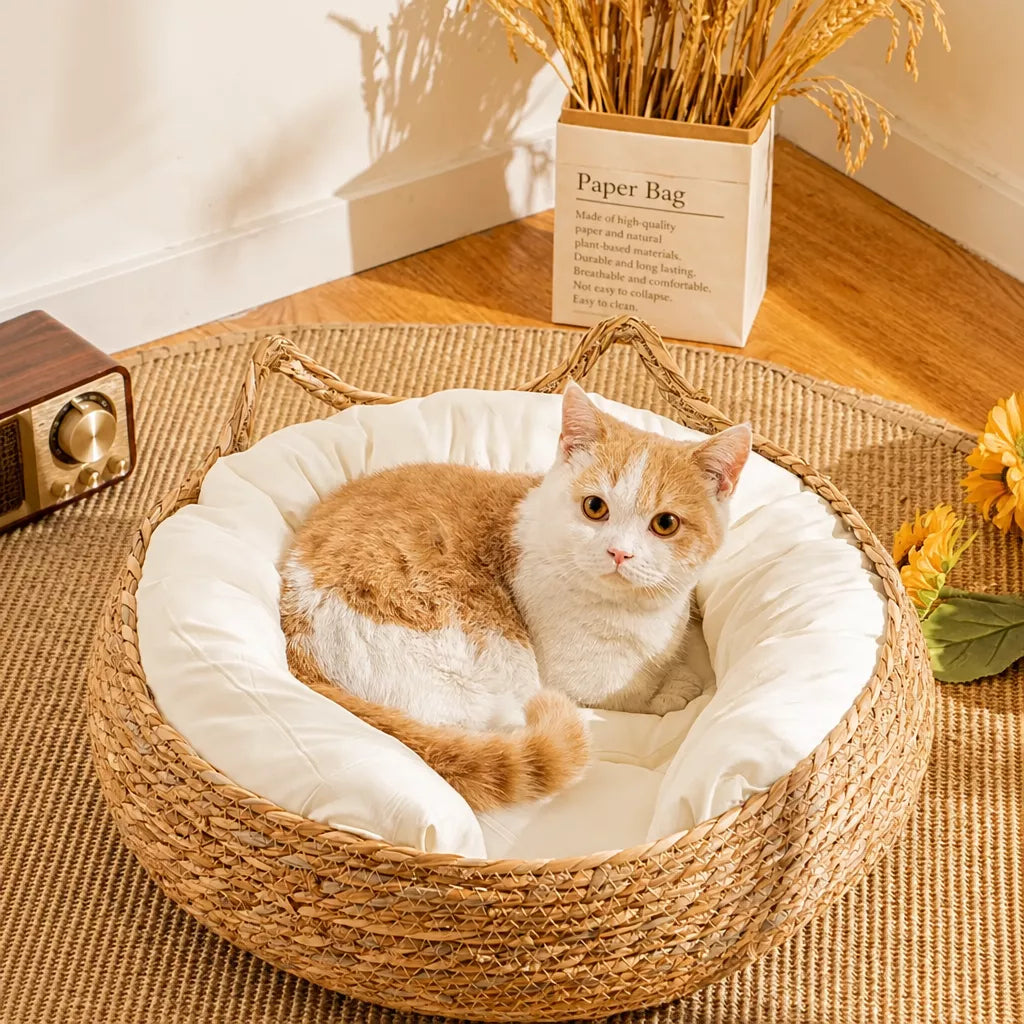 Woven Cat Beds for Cats & Small Dogs