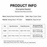 Semi-Enclosed Washable Pet Bed for Cats and Dogs