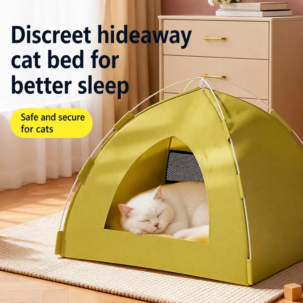 Removable Tent Pet Bed for Cats and Small Dogs