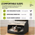 Covered Dog Bed Tent with Removable Washable Cushion