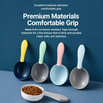 Pet Food Measuring Scoop with Bag Clip
