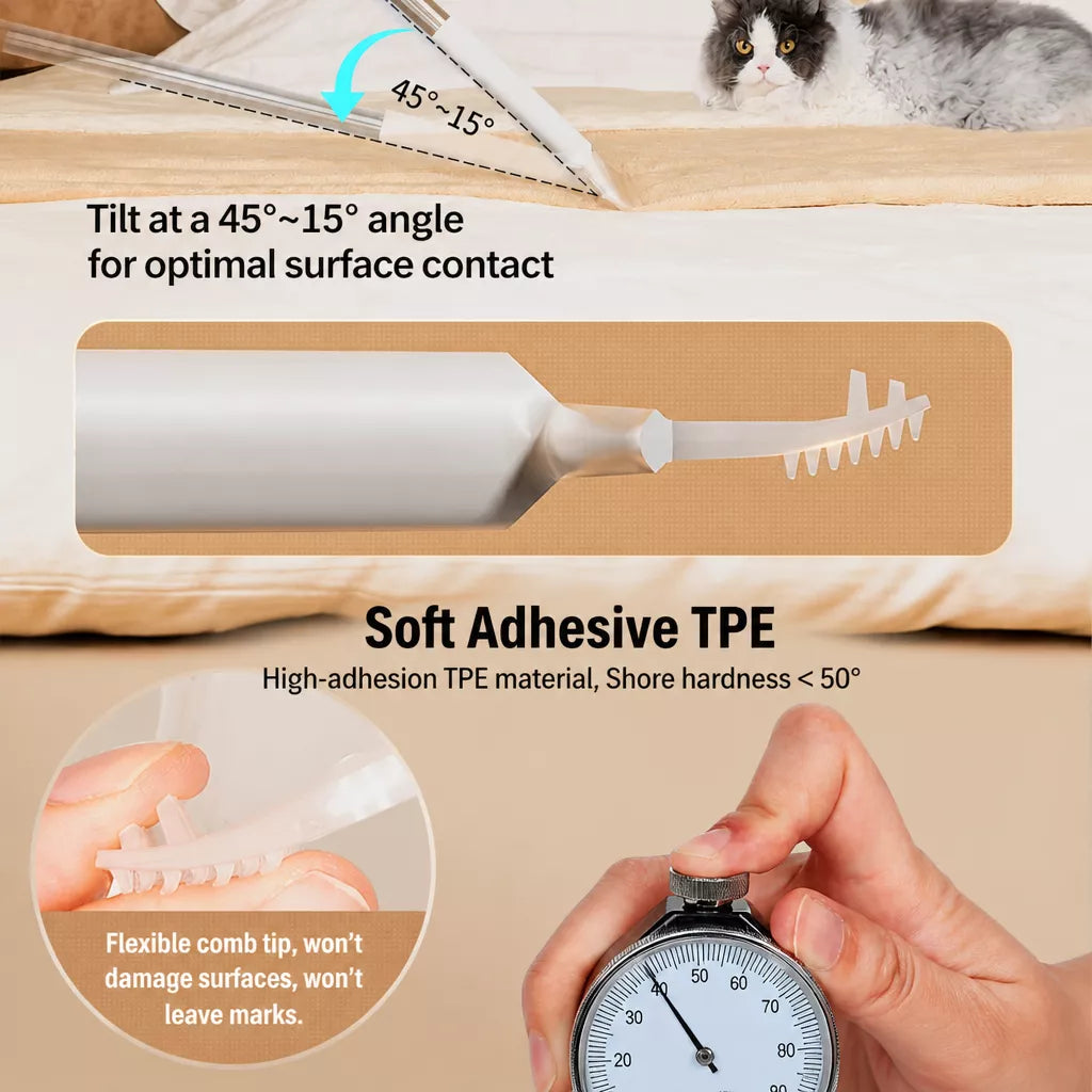 Pet Hair Removal Brush with Short or Long Handle