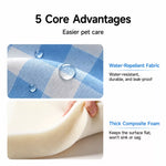 All-Season Pet Bed Mattress with Pillow