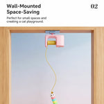 Automatic Cat Yoyo Teaser Toy with Door-Hanging Design