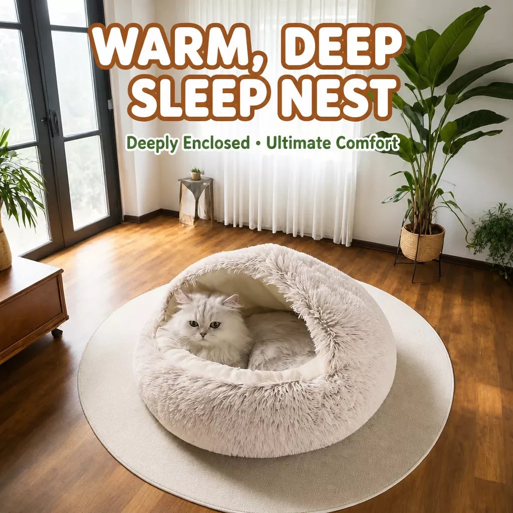 Cat & Dog Nest-Style Pet Bed